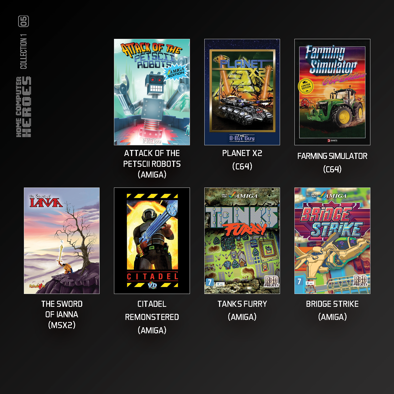 #C05 Home Computer Heroes Collection 1 - Evercade Cartridge