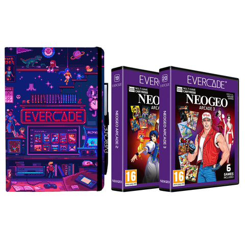NEOGEO Arcade 2 and 3 Cartridge Bundle