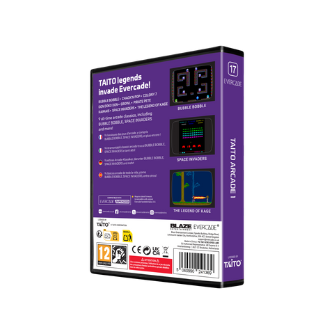 #17 Taito Arcade 1 - Evercade Cartridge