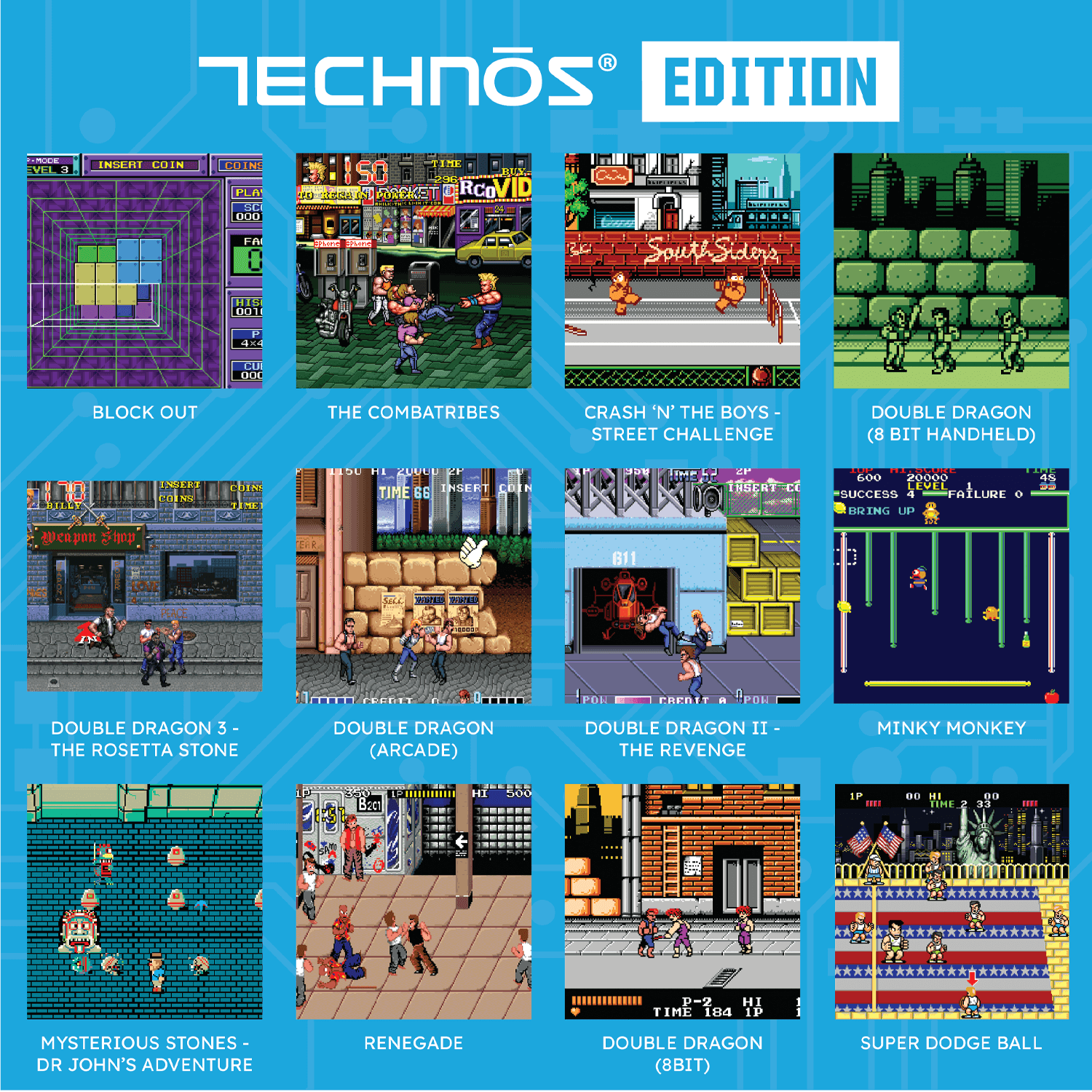 HyperMegaTech! Technos Super Pocket Case Bundle