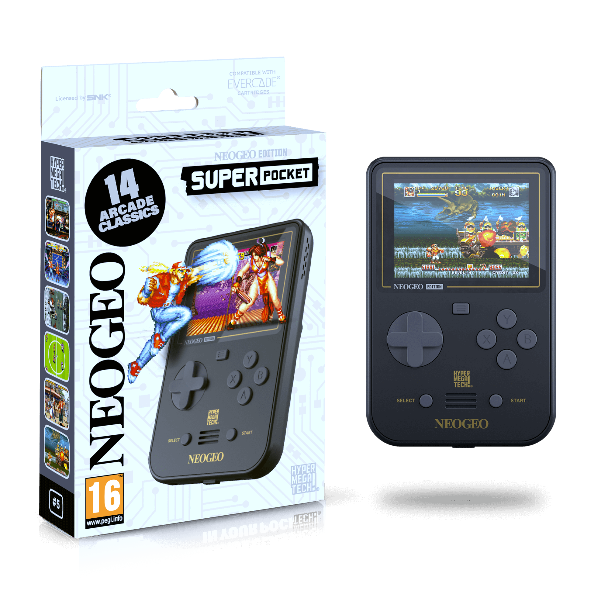 NEOGEO SUPER POCKET ゲーム HyperMegaTech! NEOGEO Super Pocket