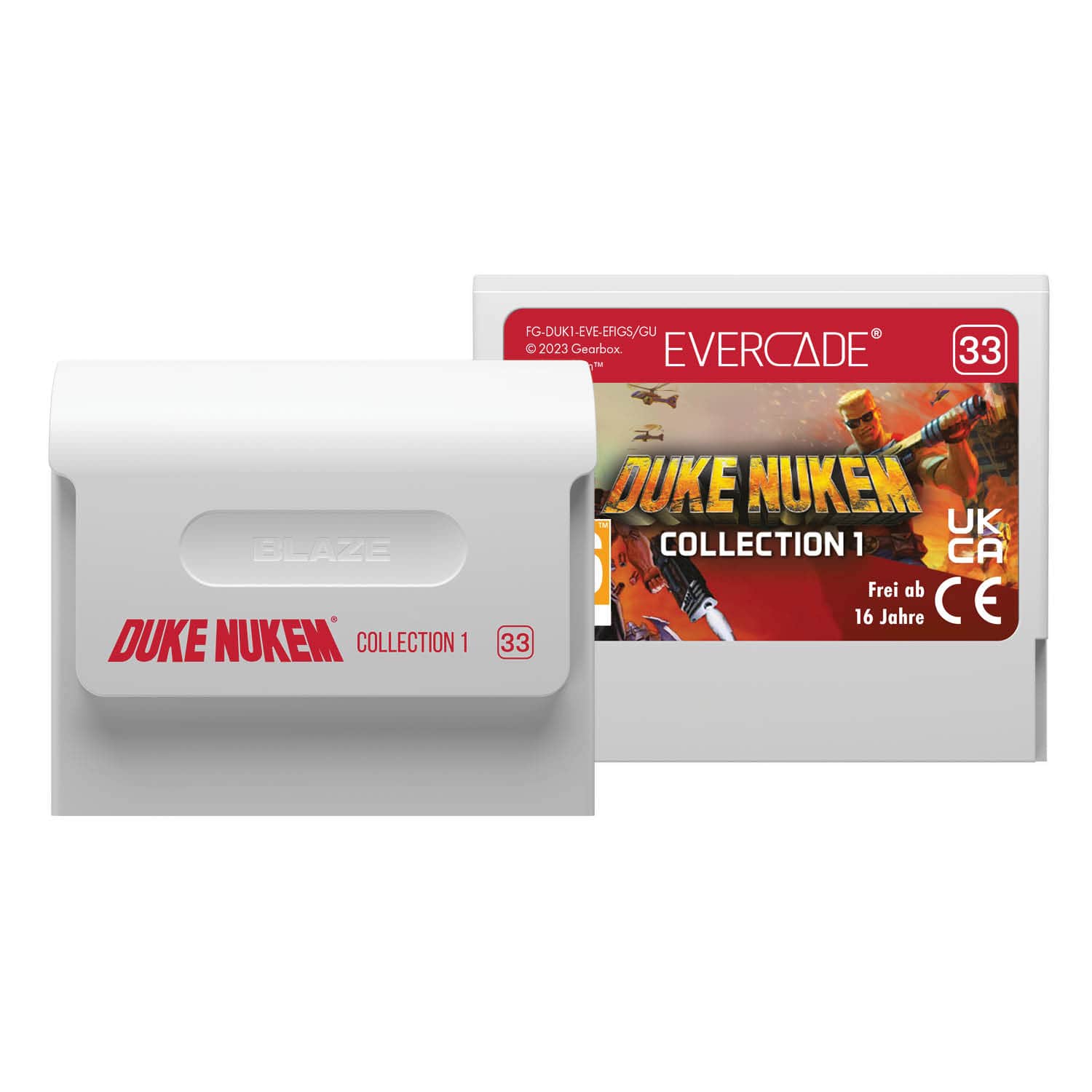 #33 Duke Nukem Collection 1 - Evercade Cartridge