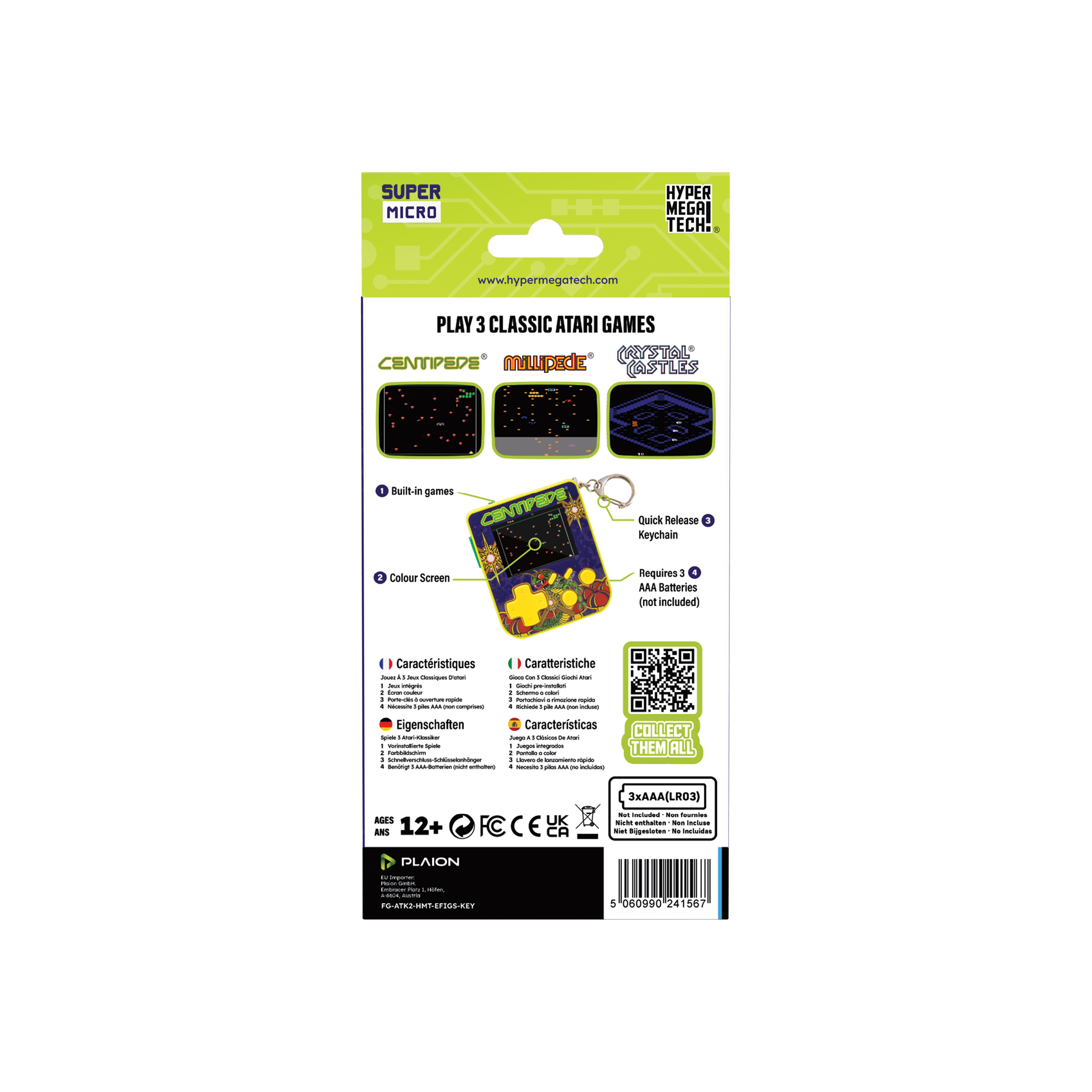 Super Micro Centipede Keychain Gamer