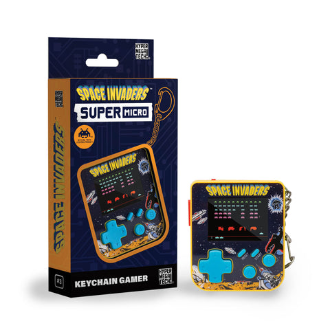 Super Micro Space Invaders Keychain Gamer