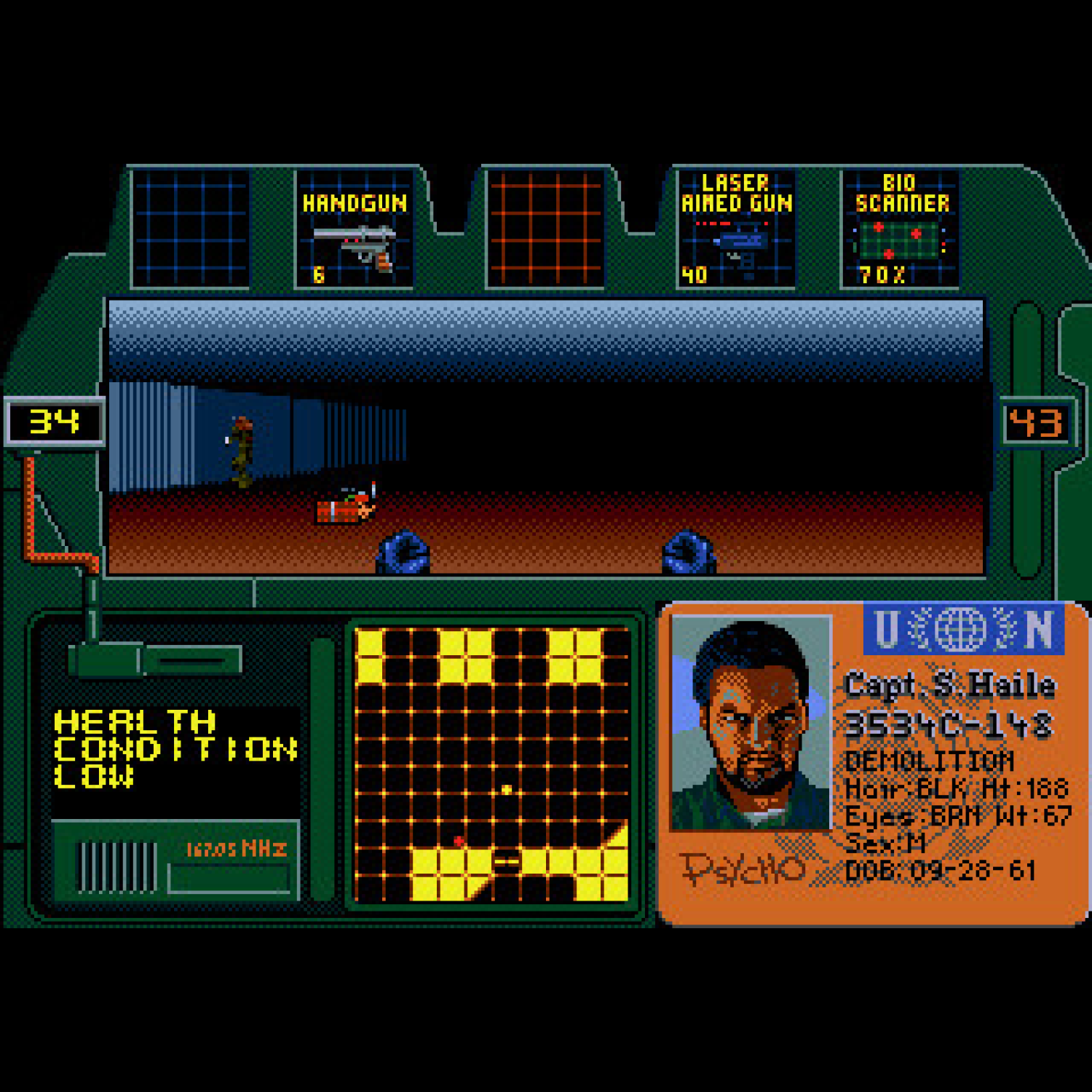 Zero Tolerance Subway (Sega Genesis)