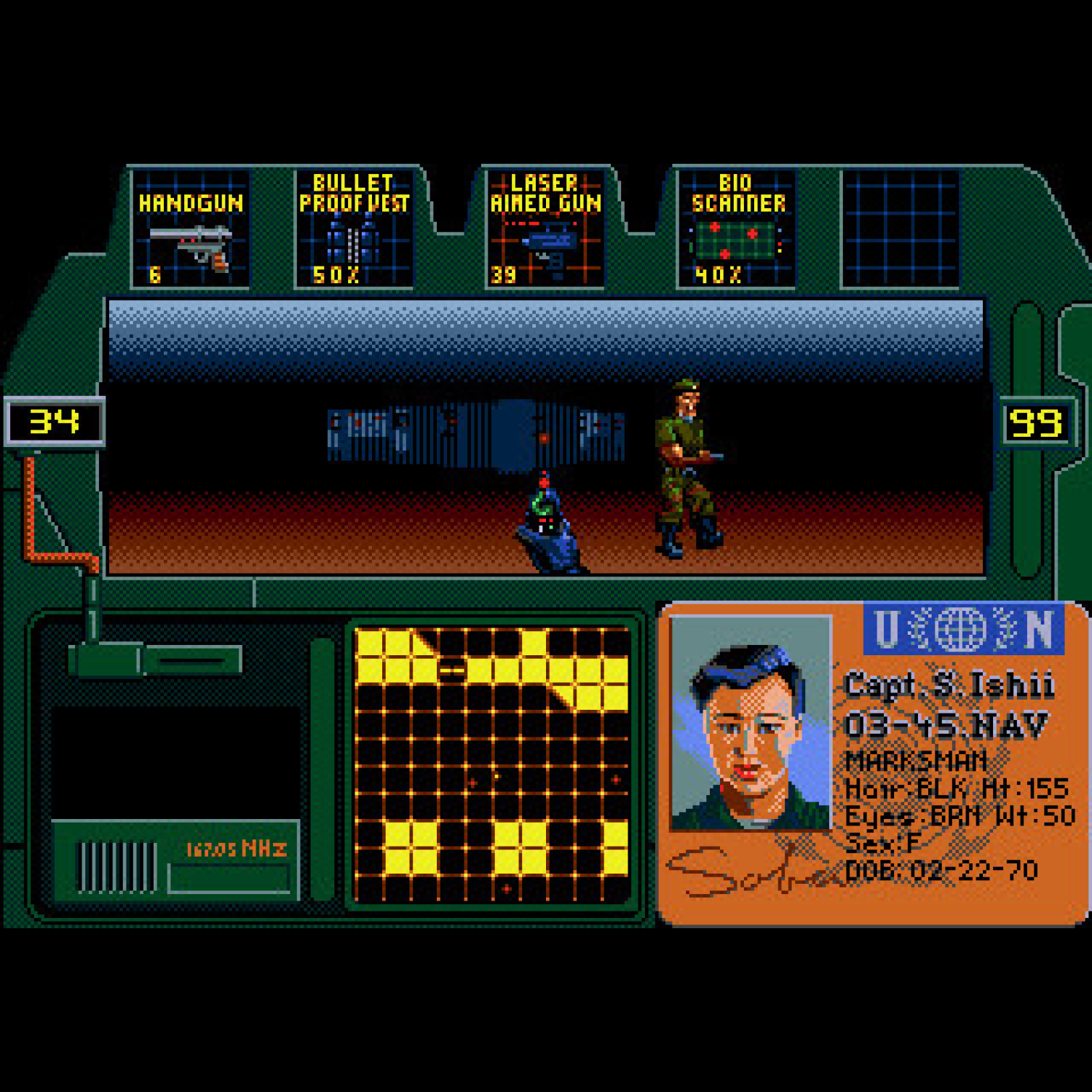 Zero Tolerance Subway (Sega Genesis)