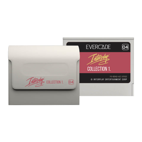 interplay collection 1 cartridge evercade front and back of cart