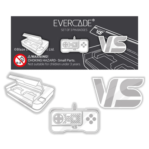 Evercade VS Pin Badge Set