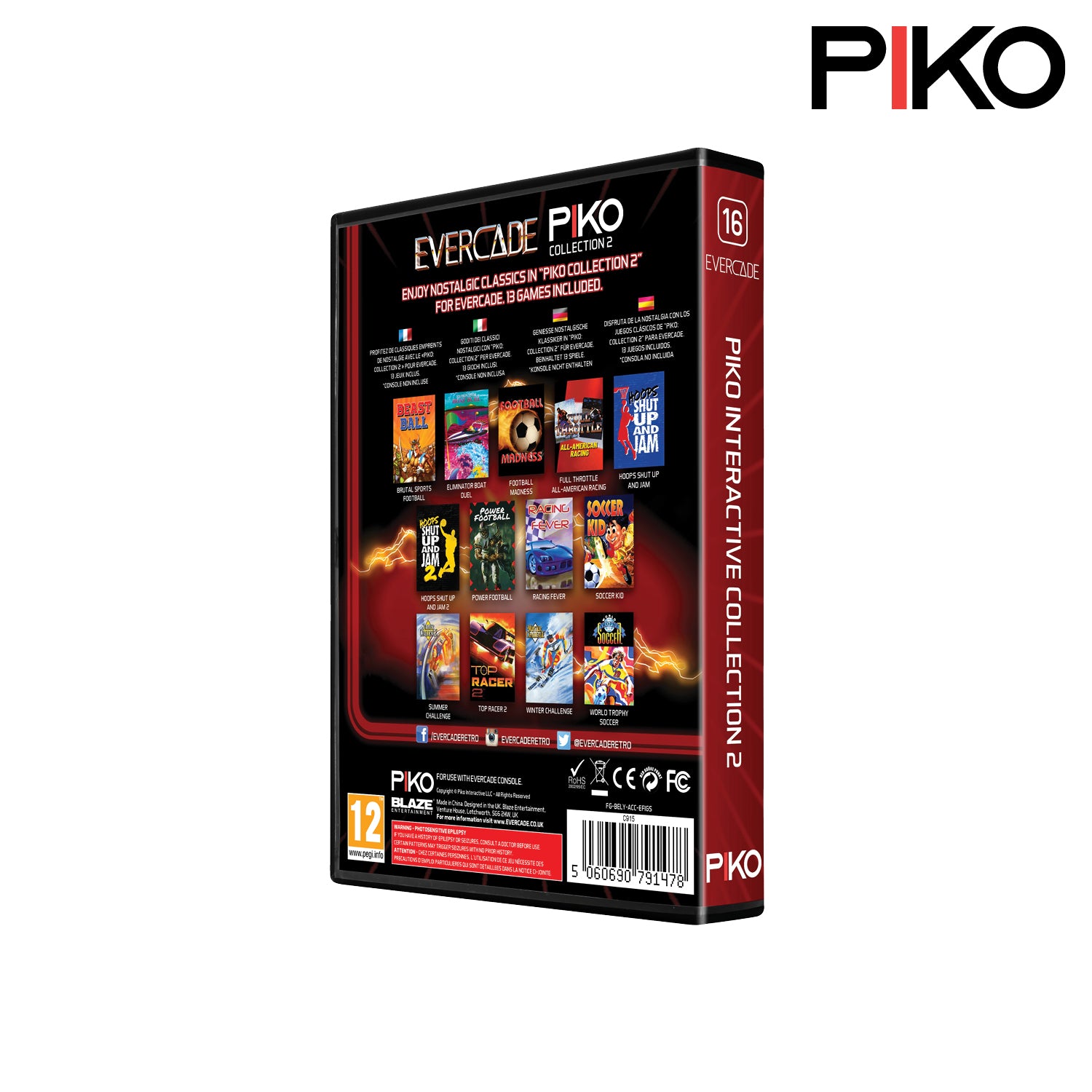 #16 Piko Interactive 2 - Evercade Cartridge