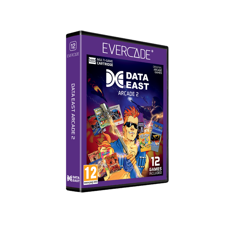 #12 Data East Arcade Collection 2 - Evercade Cartridge