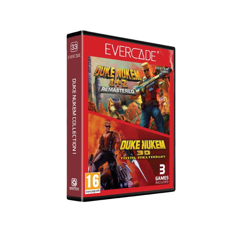 #33 Duke Nukem Collection 1 - Evercade Cartridge