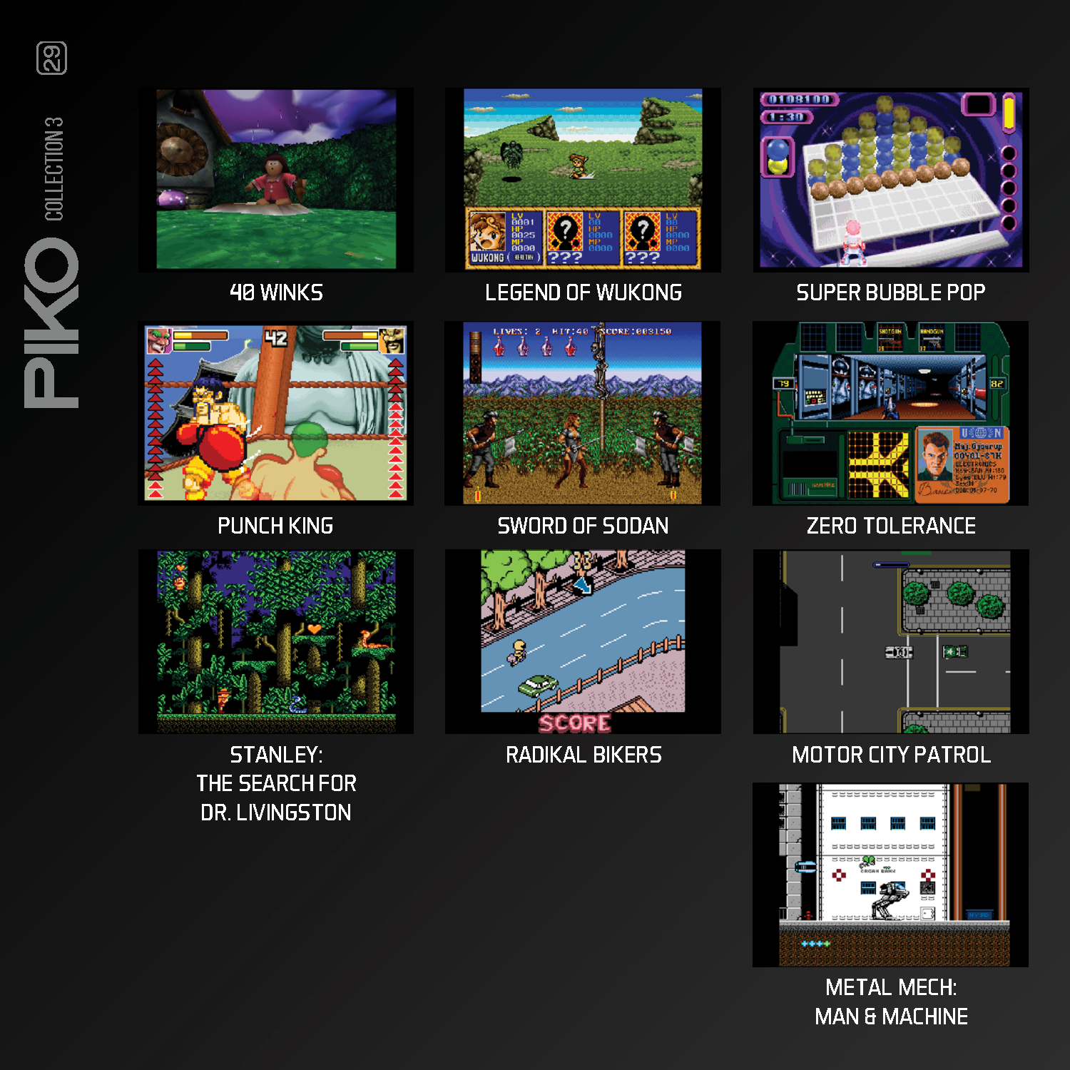 #29 Piko Interactive Collection 3 - Evercade Cartridge