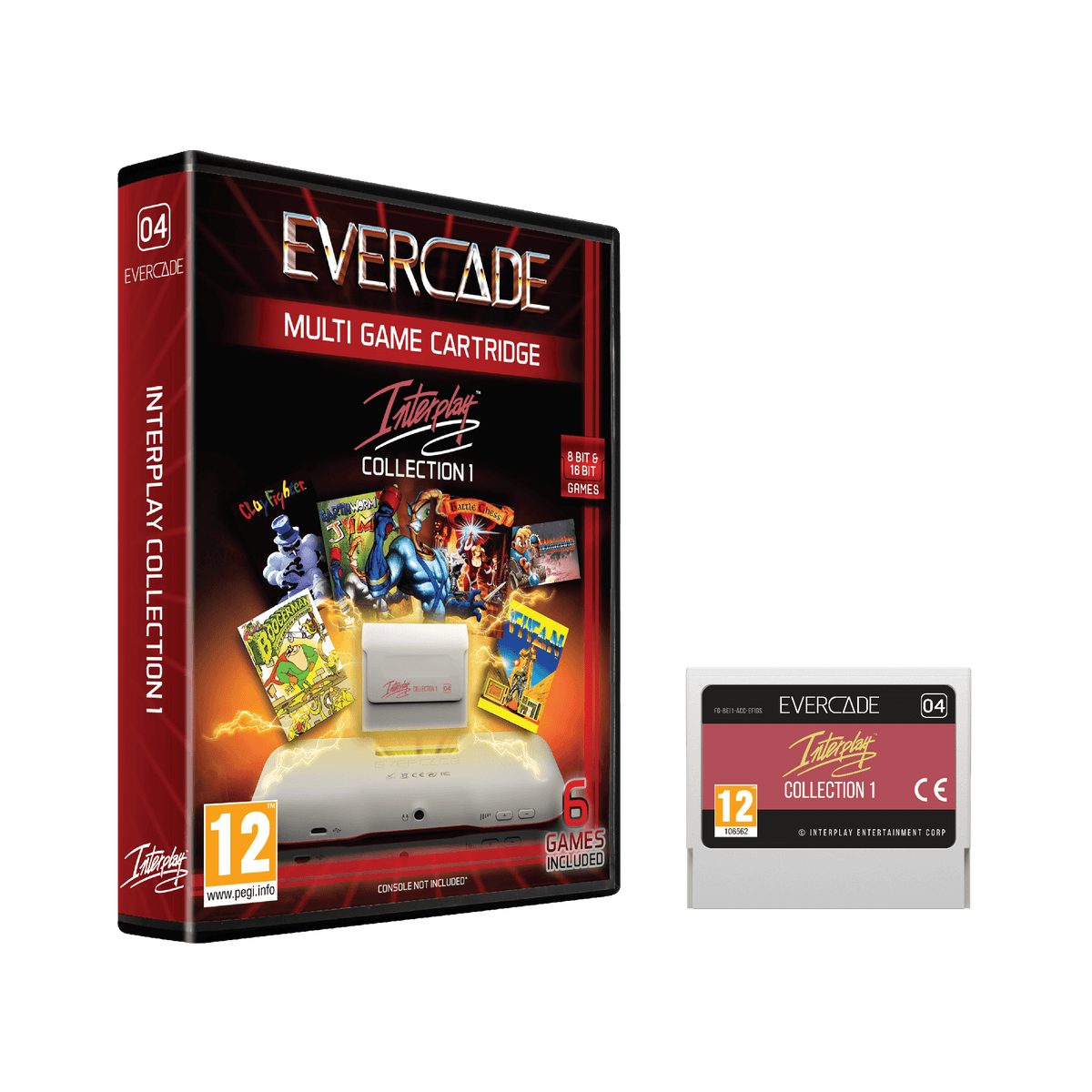 04 Interplay Collection 1 - Evercade Cartridge (with 6 games)