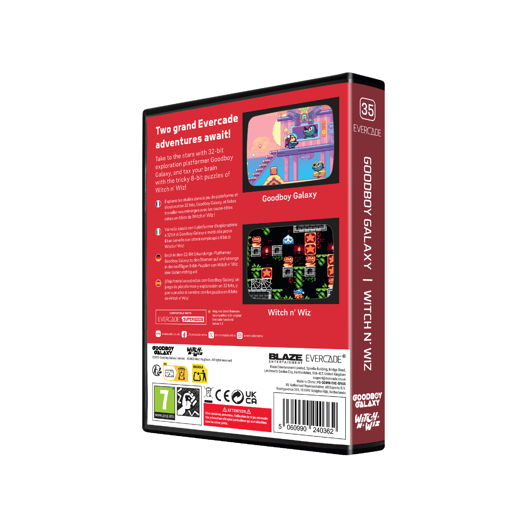 #35 - Goodboy Galaxy/Witch N' Wiz Dual Cart