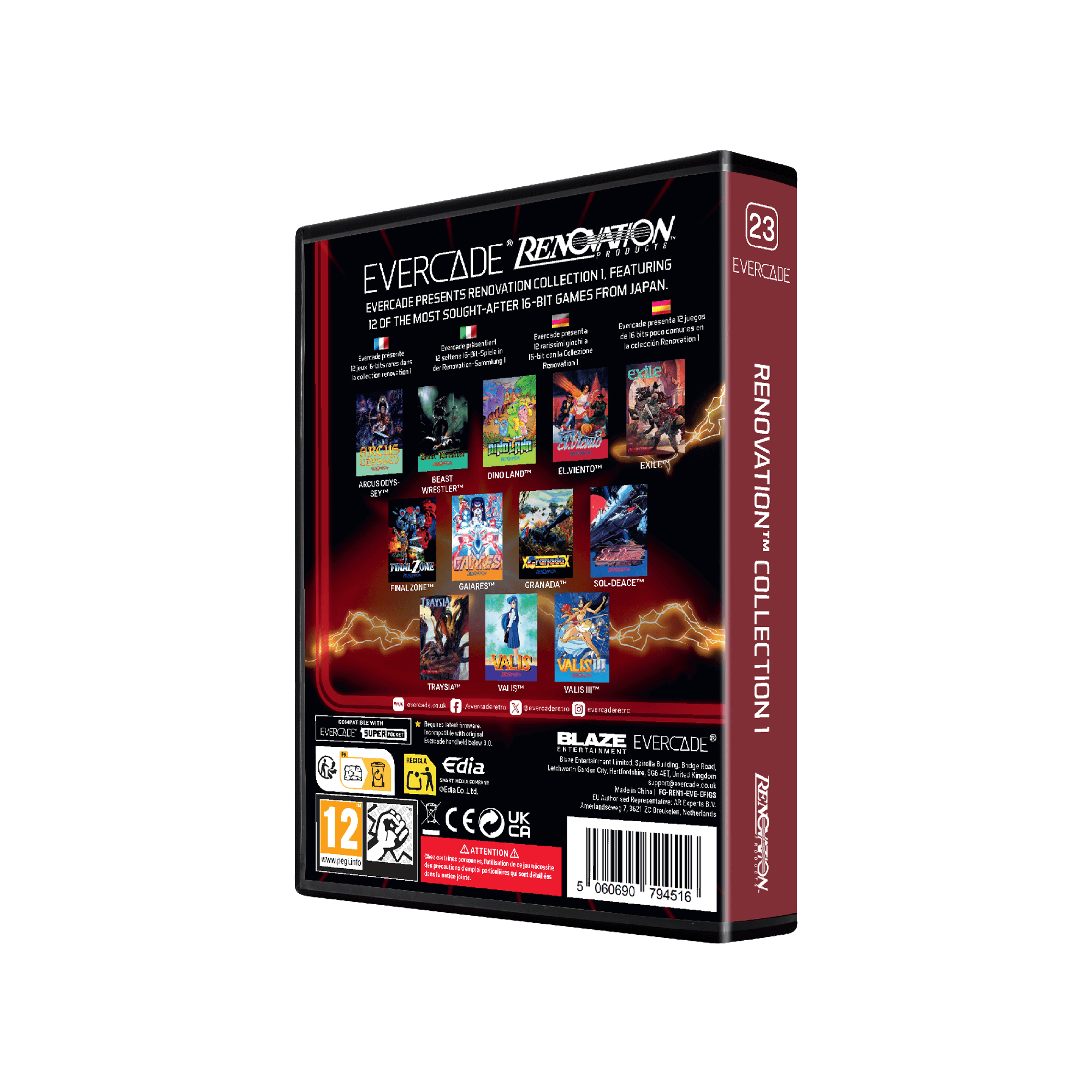 #23 Renovation Collection 1 - Evercade Cartridge