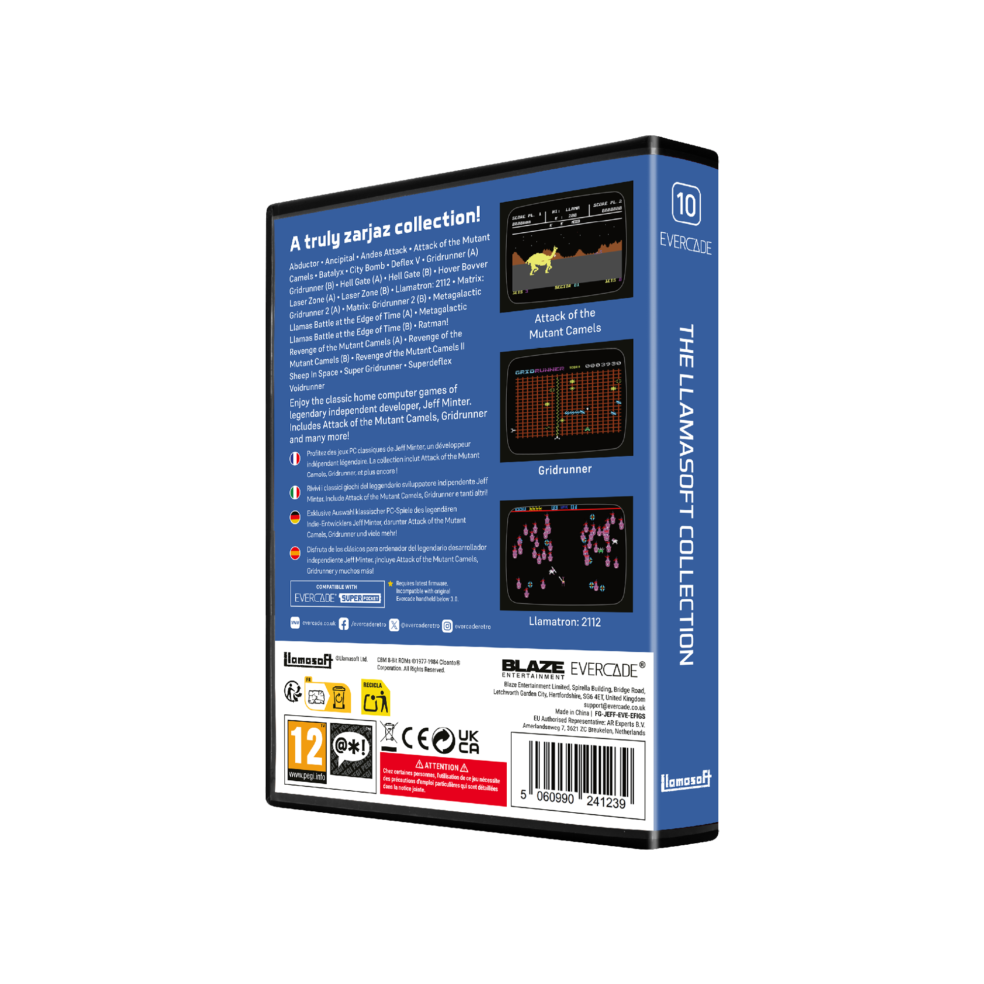 #10 The Llamasoft Collection - Evercade Cartridge