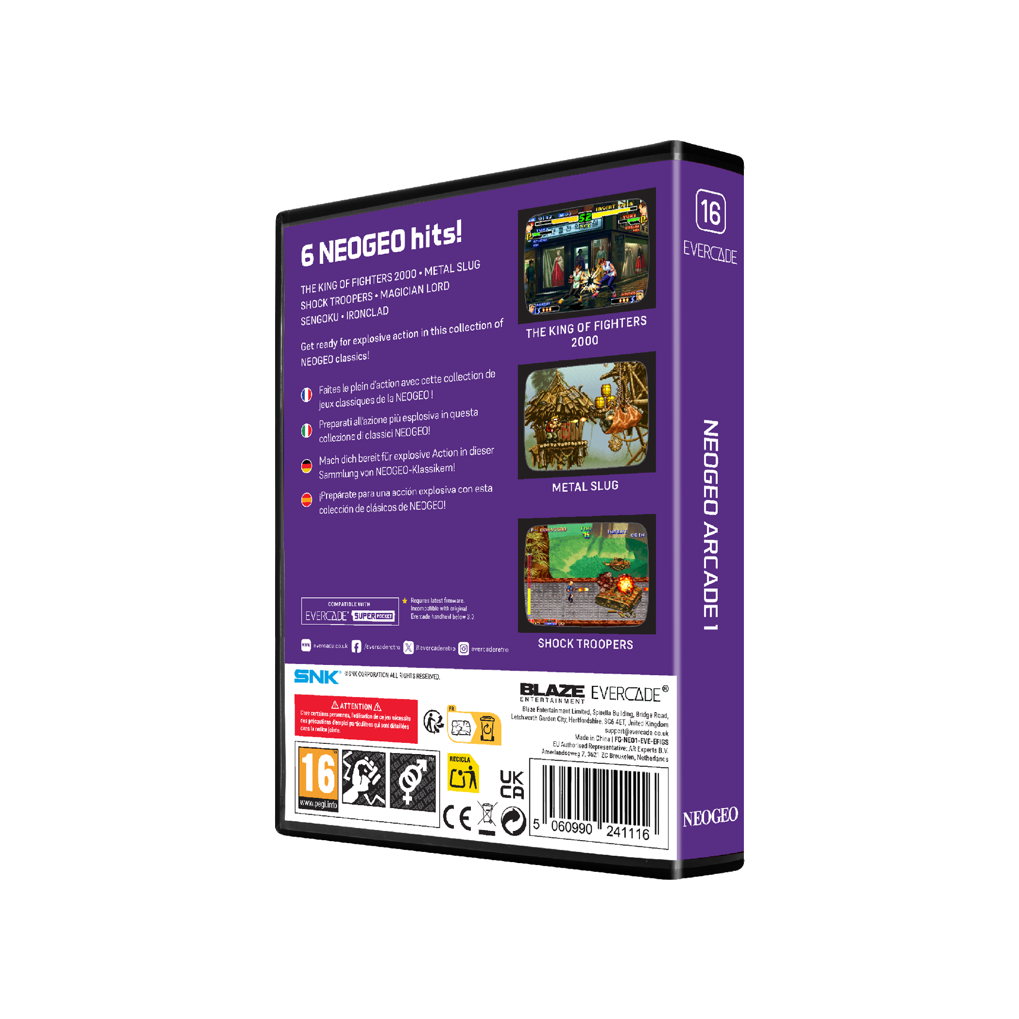 #16 NEOGEO Arcade 1 - Evercade Cartridge