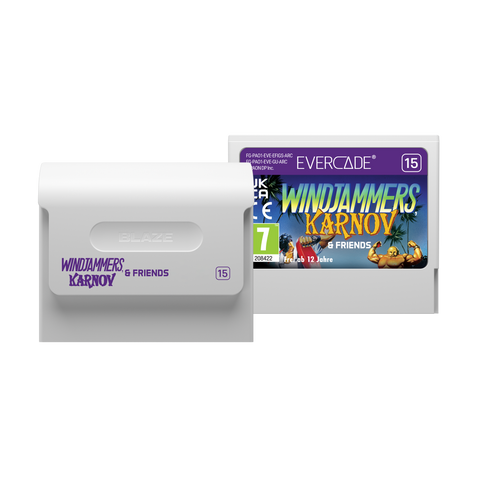 #15 Windjammers, Karnov and Friends - Evercade Cartridge