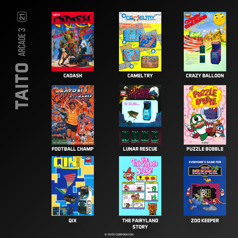 Turrican and Taito 3 Cartridge Bundle