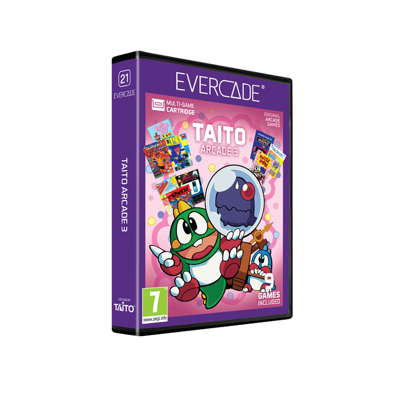#21 Taito Arcade 3 Collection - Evercade Cartridge