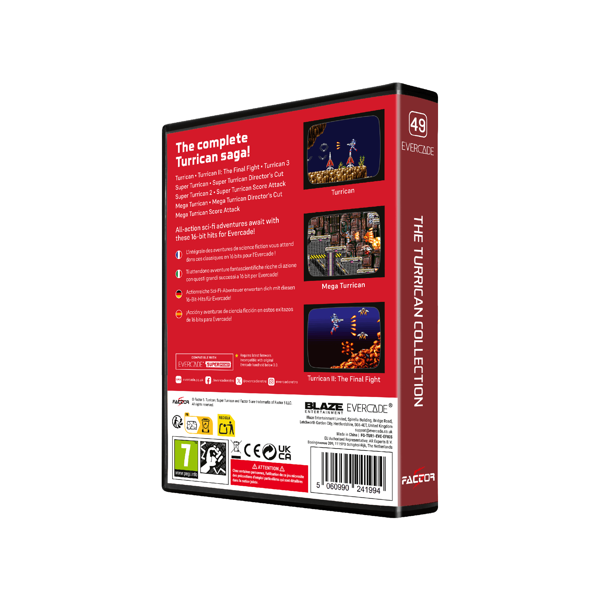 Turrican and Taito 3 Cartridge Bundle