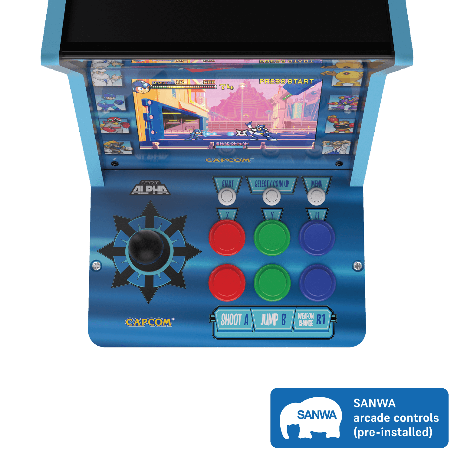 Evercade Alpha Mega Man™ Deluxe Edition Bartop Arcade