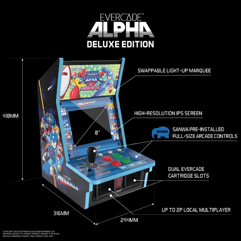 Evercade Alpha Mega Man™ Deluxe Edition Bartop Arcade