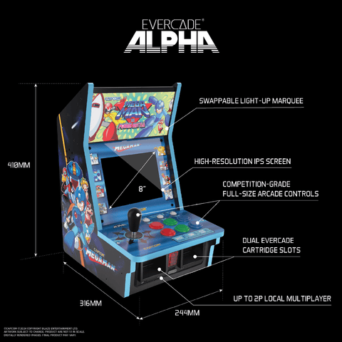 Evercade Alpha Mega Man™  Bartop Arcade