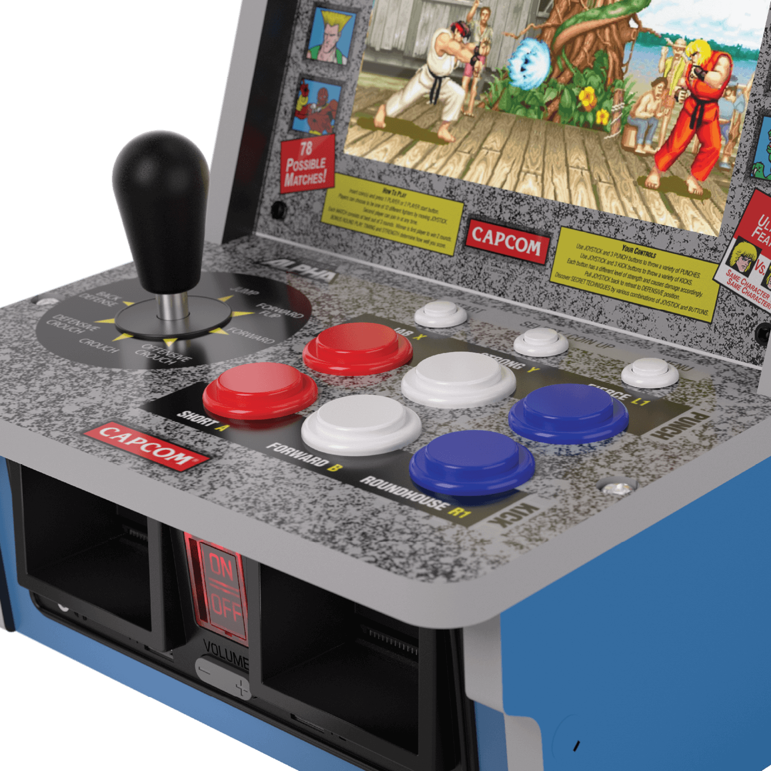 Evercade Alpha Street Fighter™ Deluxe Edition Bartop Arcade