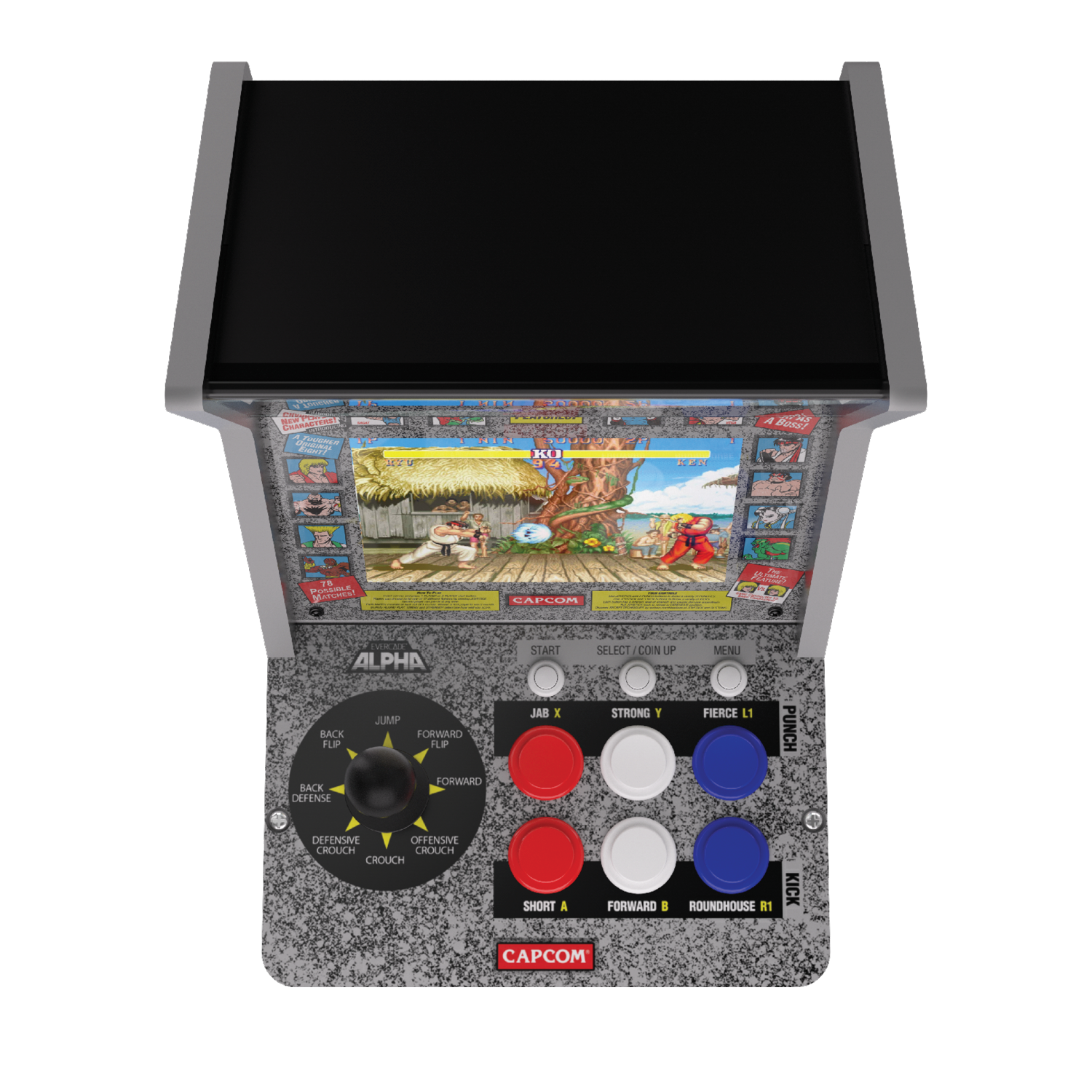 Evercade Alpha Street Fighter™ Bartop Arcade