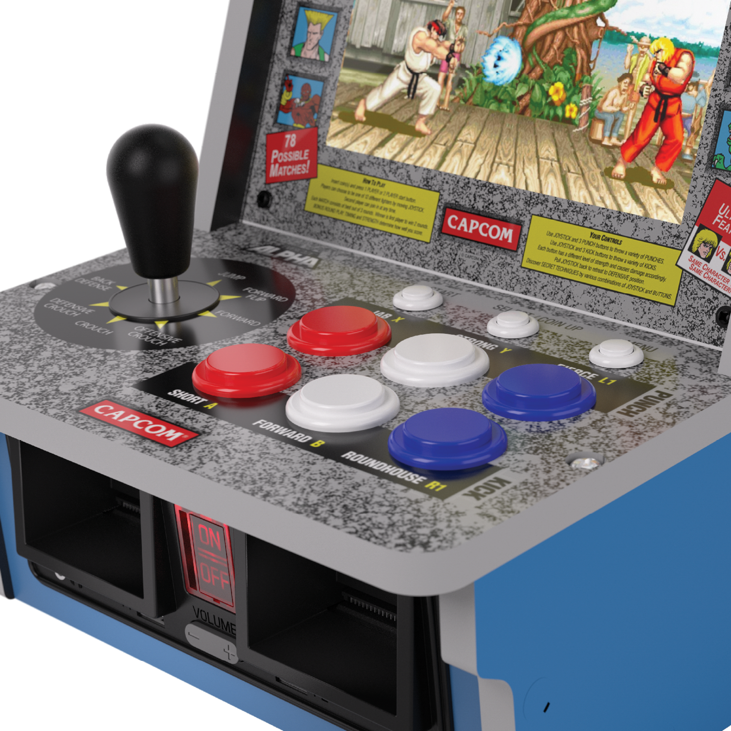 Evercade Alpha Street Fighter™ Bartop Arcade