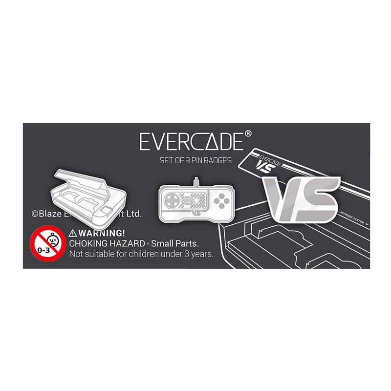 Evercade VS Pin Badge Set