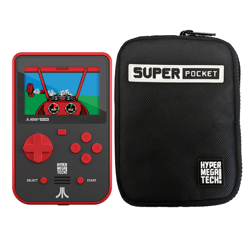 Hyper Mega Tech! Atari Super Pocket Case Bundle