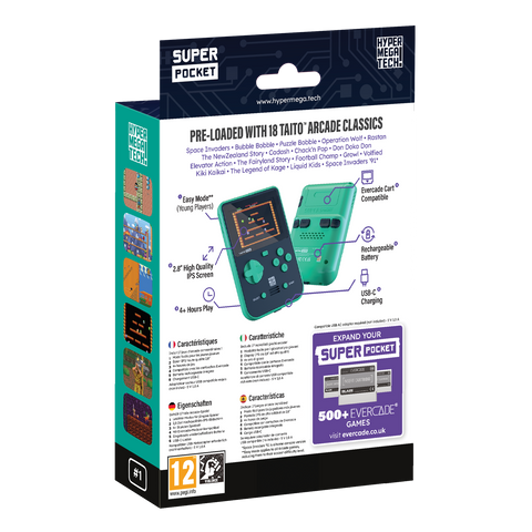 HyperMegaTech! Taito Super Pocket Case Bundle