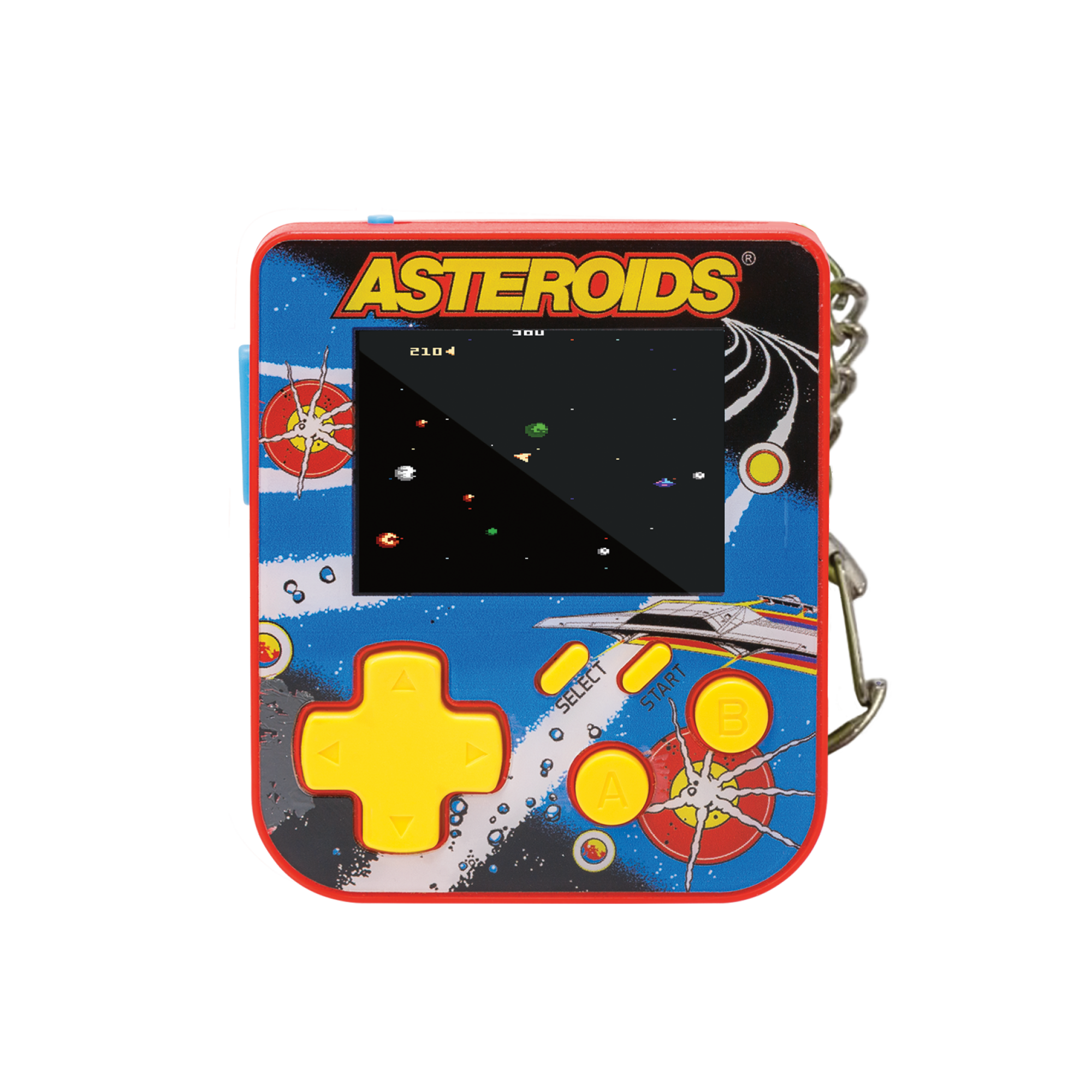 Super Micro Asteroids Keychain Gamer