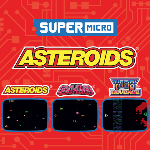 Super Micro Asteroids Keychain Gamer