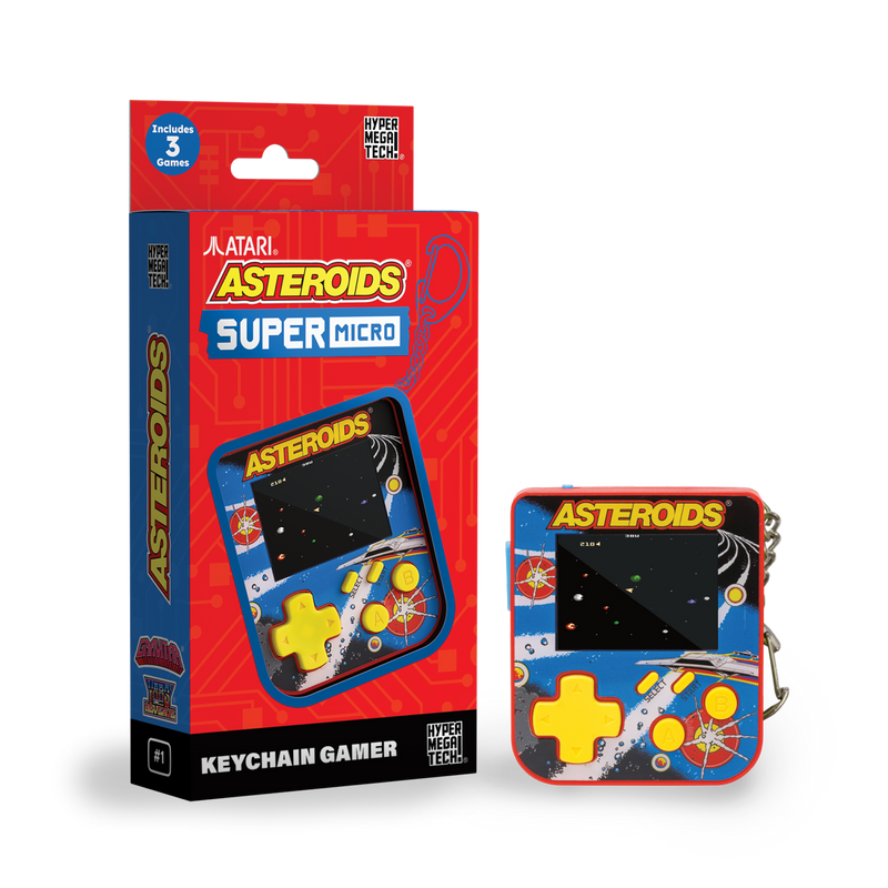 Super Micro Asteroids Keychain Gamer