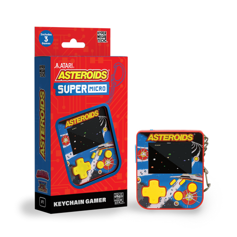 Super Micro Asteroids Keychain Gamer