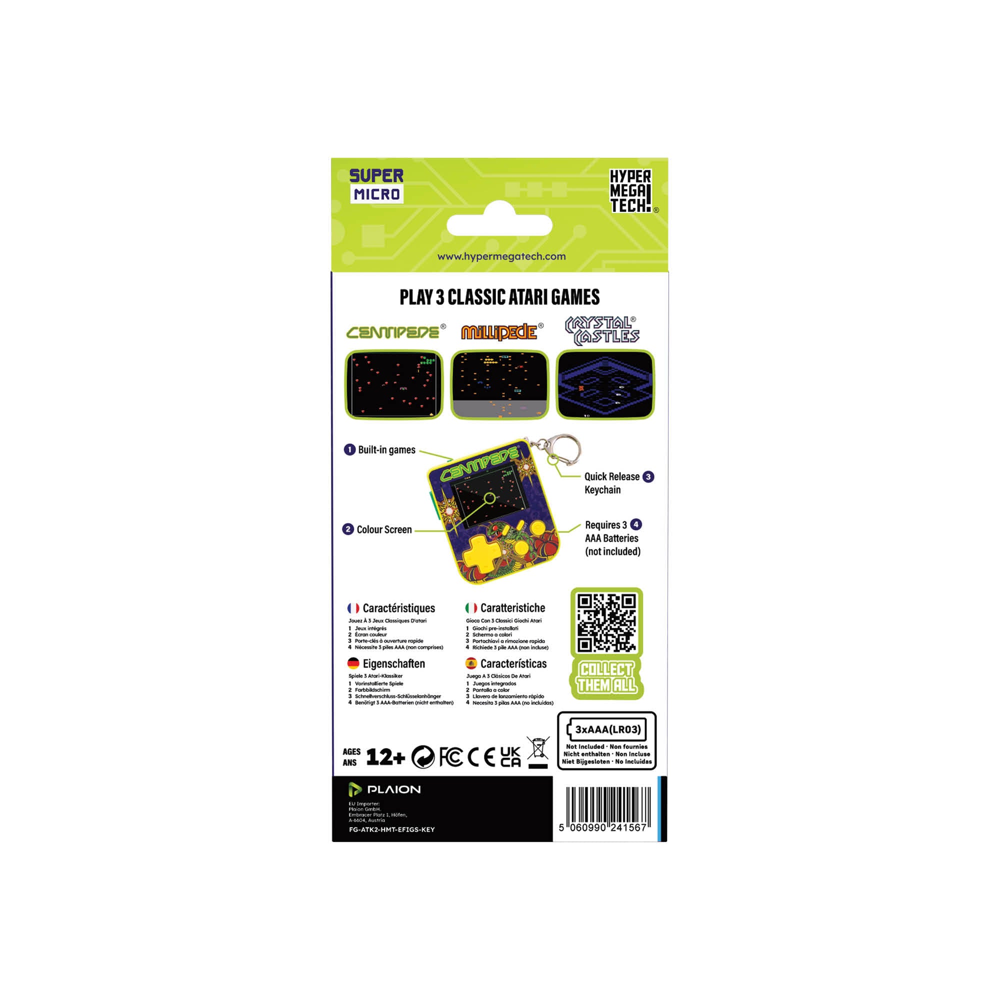 Super Micro Centipede Keychain Gamer