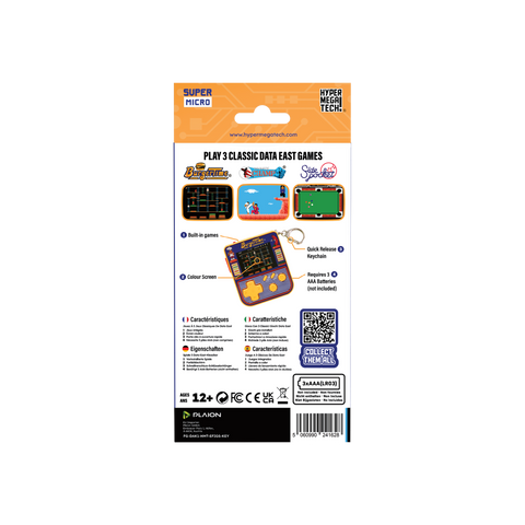 Super Micro Burgertime Keychain Gamer