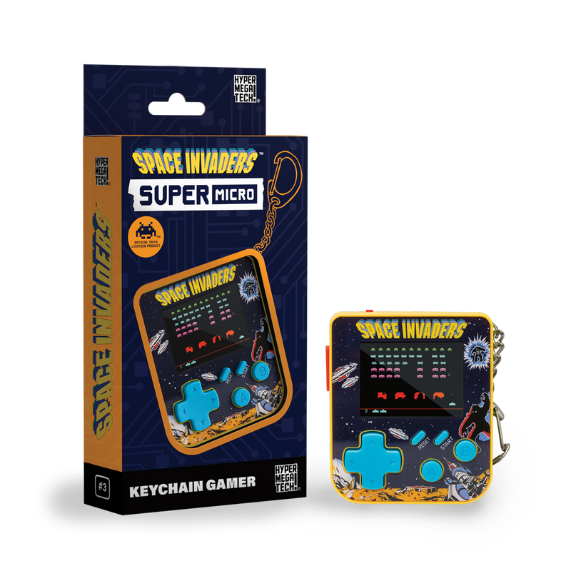 Super Micro Space Invaders Keychain Gamer
