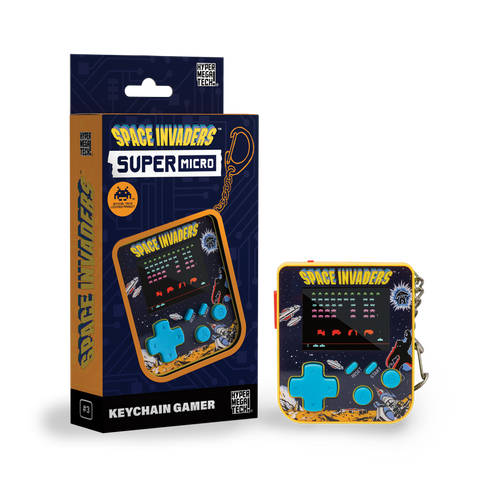 Super Micro Space Invaders Keychain Gamer