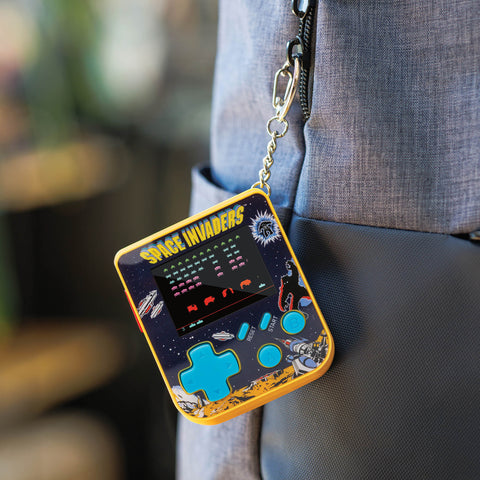 Super Micro Space Invaders Keychain Gamer