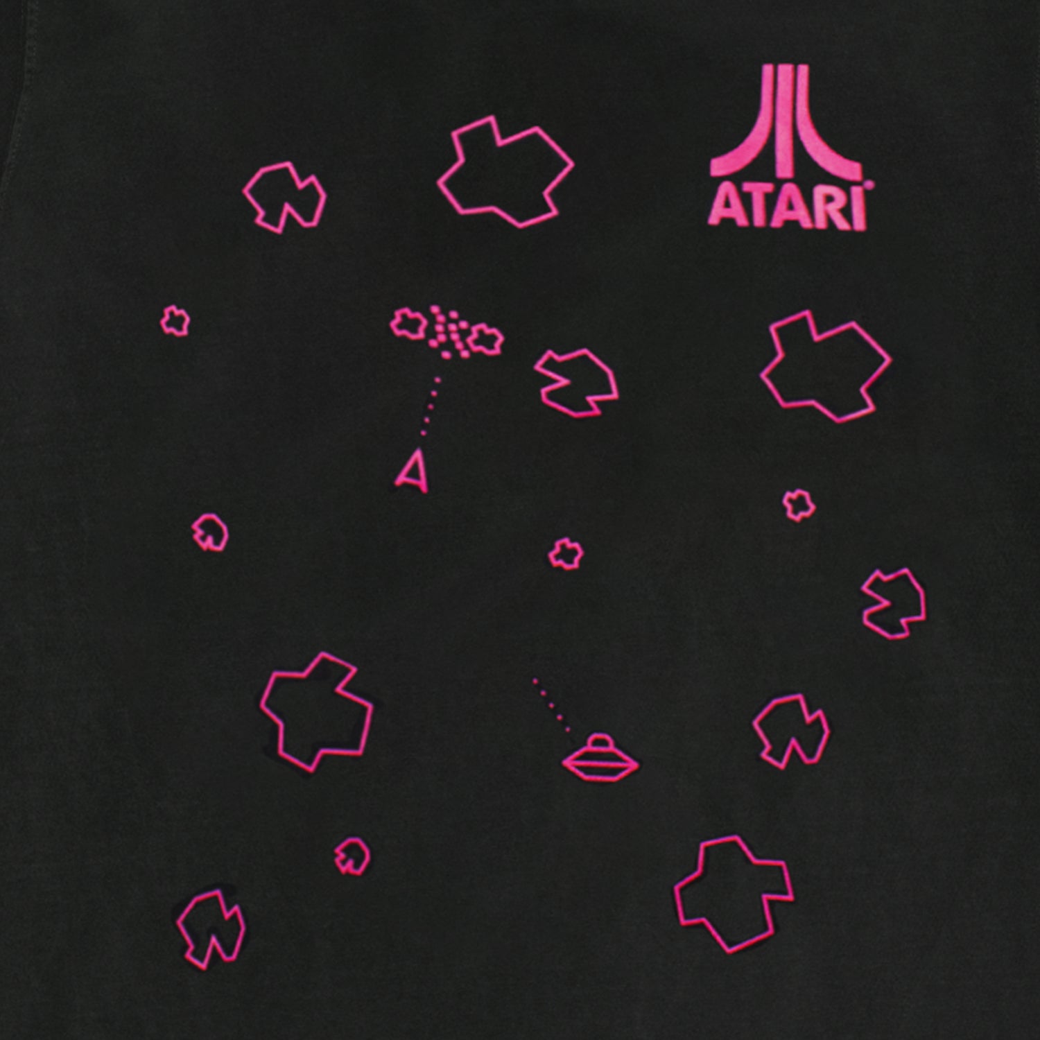 Retro Pink Asteroids Atari Tee
