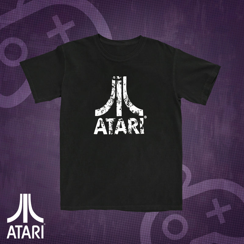 Retro Distressed Atari Logo Tee