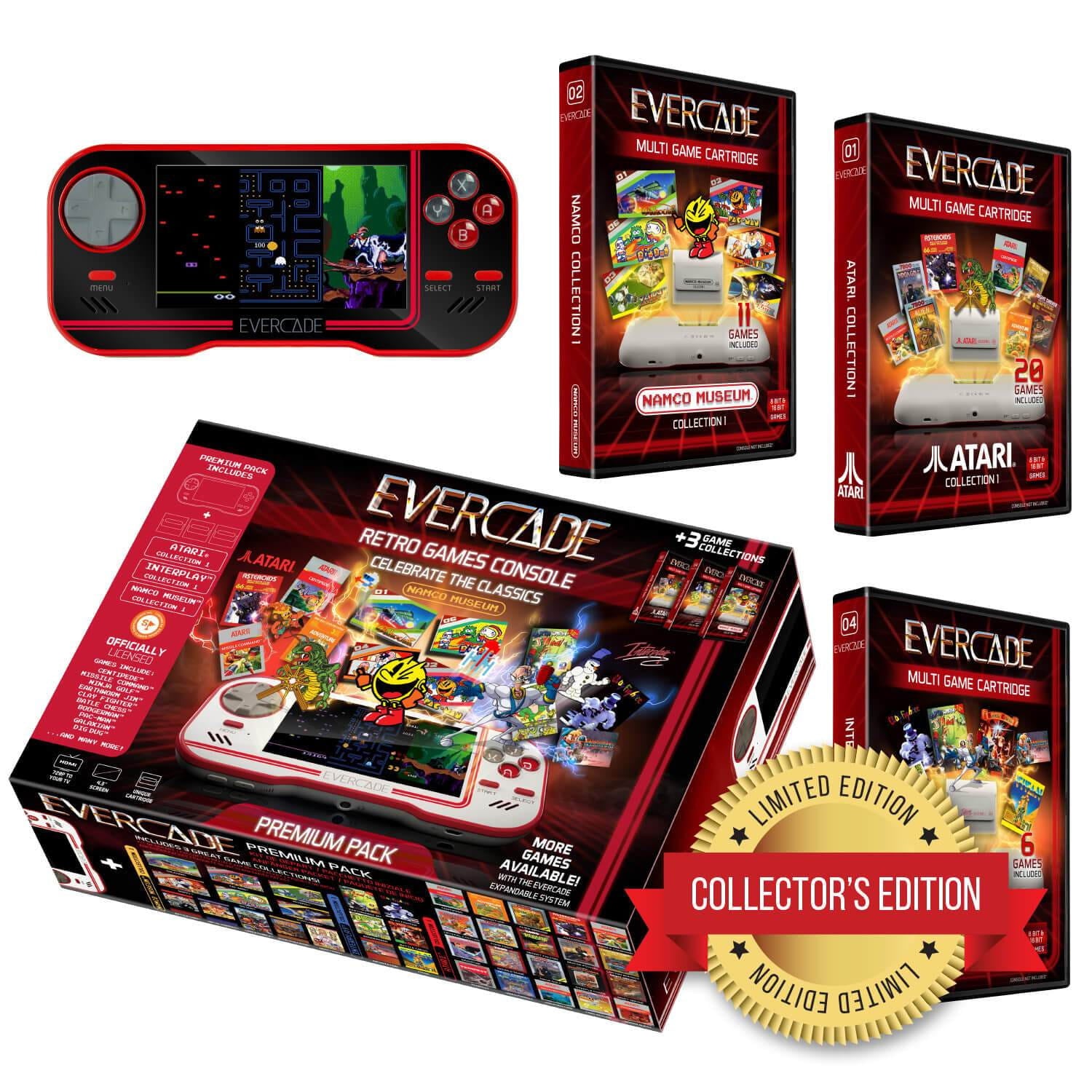 Evercade - Premium Edition (Exclusive Black Collector’s Edition) +