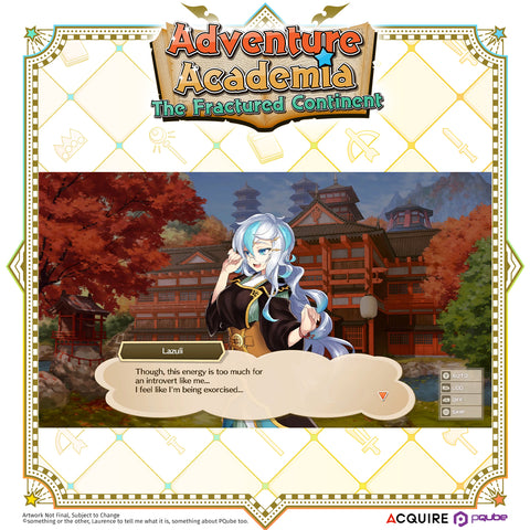 Adventure Academia: The Fractured Continent (PlayStation 4)